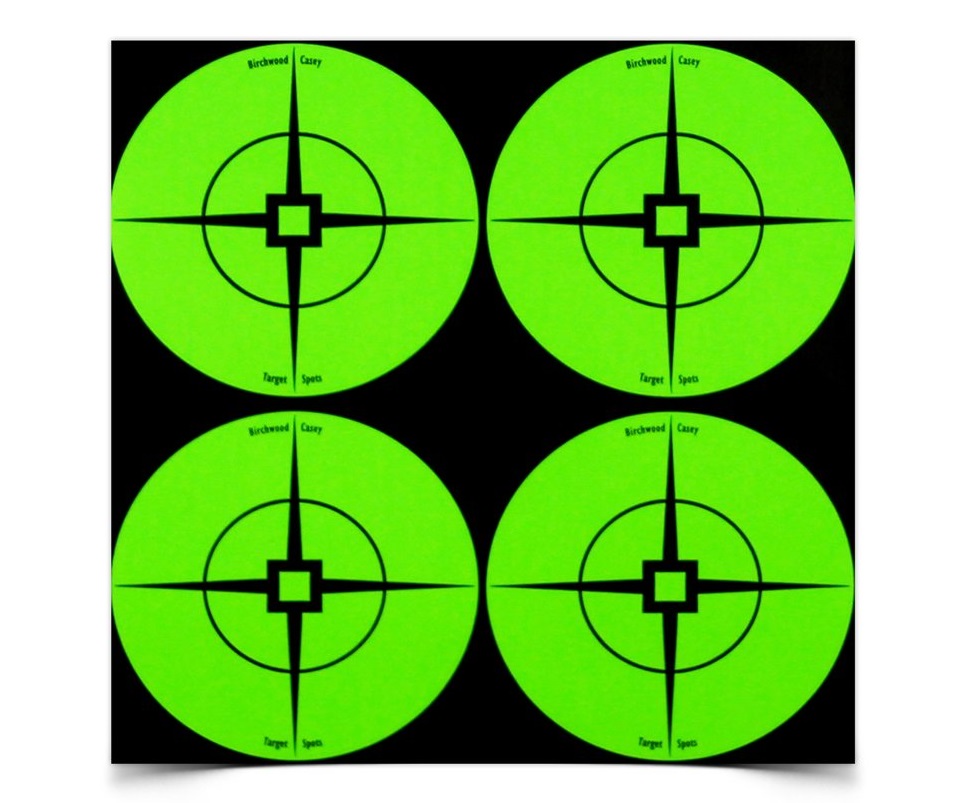 Birchwood Casey TARGET SPOTS Self-Adhesive Targets GREEN  7.5 Centimeter